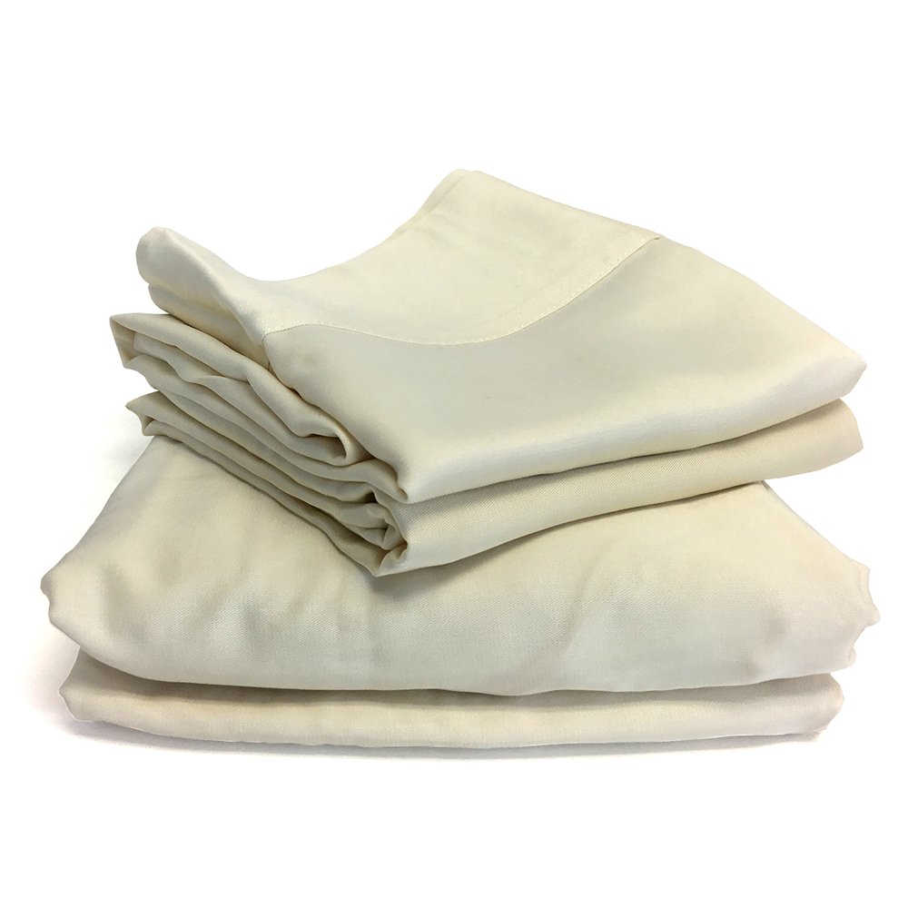 New Domaine Luxury Sheets Queen Size Ivory