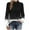 10, variant on ICHUANYI Long Sleeve Shirts for Women Fall Fashion Basic Trendy Crew Neck Printed Casual Tops Loose Casual Elastic Blouse Top