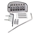 thumbnail image 1 of Puente de Tremolo de Sillín de Rodillo para Guitarra Eléctrica Perfecl Plata, 1 of 8