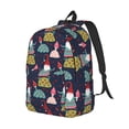 thumbnail image 2 of Yiaed Gnome With Mushroom Print Backpack, Premium Laptop Backpack, Travel Backpack for Women, Lightweight Backpacks, Comfortable Back Pack-Medium, 2 of 5