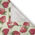 thumbnail image 6 of Ambesonne Fruits Valance & Curtain, Strawberries Vivid Food, 55"x45", Eggshell Red Olive Green, 6 of 6