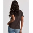 thumbnail image 3 of Hanes Originals Women's Tri-Blend T-Shirt, Relaxed Fit Dark Crimson L, 3 of 5