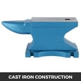 thumbnail image 3 of VEVOR Single Horn Anvil 99Lbs Cast Iron Anvil Blacksmith for Sale Forge Tools and Equipment Anvil Rugged Round Horn Anvil Blacksmith Jewelers Metalsmith Blacksmith Tool, 3 of 9