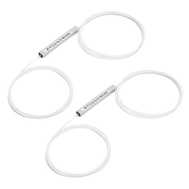 Divisor de fibra PLC, 2 piezas Divisor PLC Periféricos de computadora desnudos Divisor PLC Módulo de modo único Multifuncional