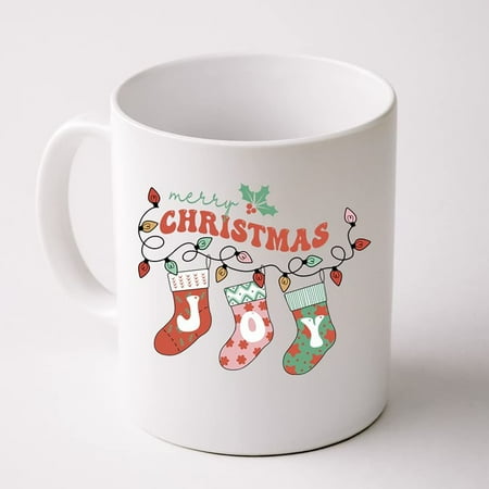 

Joy Christmas Socks Lights Xmas Coffee Mug Funny Christmas Gifts Kids Christmas Mug Religious Mug Cute Xmas Cups Winter Holiday Mugs Xmas Coffee Cup Family Parent Gifts