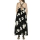 thumbnail image 4 of Vestido de Verano de las Mujeres Oversized Bohemian Sling Cuello en V, Vestido Casual Fluido Y de Moda, 4 of 4