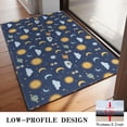 thumbnail image 3 of Blue Sun Moon Cloud Planet Eye Hourglass Pattern Door Rugs,Washable Non Slip Door Mats Indoor,Decorative Door Mats,Entry Mat Indoor for Entrance,Bedroom,Kitchen,Bathroom,20"x32", 3 of 6