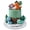 Dinosaur Style, variant on 19pcs Safari Animal Cake Topper - Jungle Wild Cake Toppers with Leaves Balls Cake Decorations for Safari Animals Themed Birthday Party Decorations (Safari Animal Style)