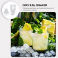 thumbnail image 4 of unbranded Cocktail Shaker Transparente Con De Dos Para Mixología En Cocina Y Bar Profesional, 4 of 7