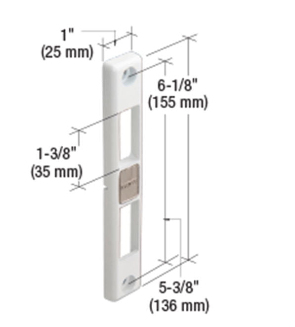 Lock Keeper for Milgard Patio Doors