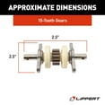 thumbnail image 2 of Lippert Components 324869 - Gear Pack Assembly w/o Roll Pins for Lippert Components 324869 Slide-Out Systems, 2 of 7