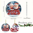 thumbnail image 3 of Sunxin Christmas Decoration Pendant for 2025Christmas Ornament for Baby Boy Girl New Mom Dad Personalized Merry Christmas Ornament 2025, 3 of 9