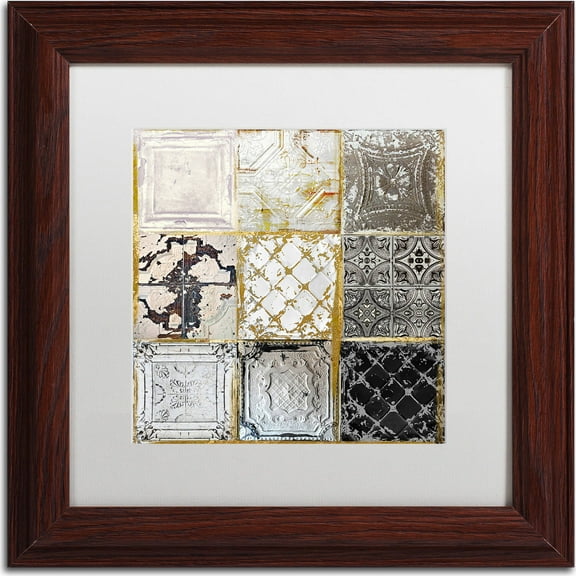 Trademark Fine Art "Tintypes" Canvas Art by Color Bakery, White Matte, Wood Frame