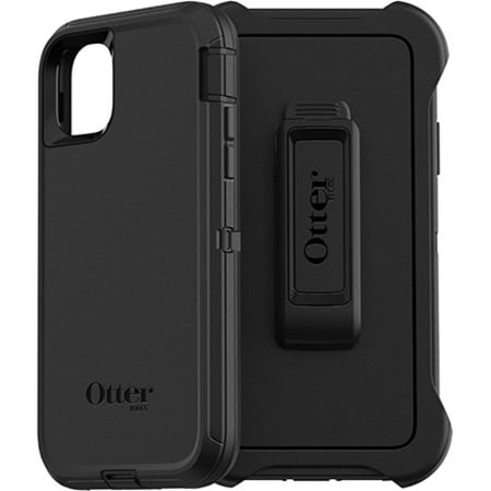 Photo 1 of OtterBox Defender Carrying Case (Holster) Apple iPhone 11 Smartphone, Black