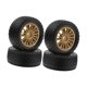thumbnail image 4 of Neumáticos RC 4x 1/10 Neumáticos RC Neumáticos W230 Accesorio Llantas de nailon Buje DIY Modificado Marrón, 4 of 9