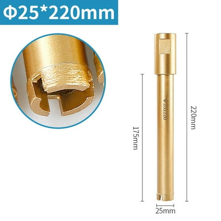

GLFILL 220mm Wet Diamond Core Bit 20-83mm Drill Bit Reinforced Concrete Drilling Hole