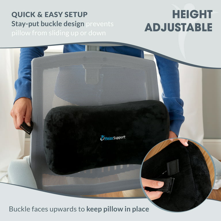 25 Adjustable Lumbar Cushion Back Support Pillow Cushion Home