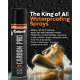 thumbnail image 2 of Carbon Pro L – Universal Shoe Protector Spray 13.5 fl oz – Waterproof & Stain-Resistant – PFAS-Free Suede Protector for Shoes, Boots, Backpacks, Jackets & Tents – Made in Germany, 2 of 3