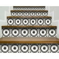 thumbnail image 4 of HomeRoots 399945 4 x 4 in. Black & White Rolla Peel & Stick Removable Tiles, 4 of 9