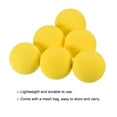 thumbnail image 4 of Uxcell EVA Foam Swing Practice Training Round Ball Tennis Golf Practice Balls Yellow 10 Pack, 4 of 5