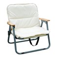thumbnail image 2 of Chaise Simple Pliante de Camping Extérieur, Fauteuil Inclinable de Plage Portable avec Coussin, Léger, 2 of 6