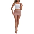 thumbnail image 2 of INSPIRE CHIC Women's Anti Chafing Hip-Lifting Mid Rise Tummy Control Elastic No Show Slim Shorts Under Dress XXL Pink, 2 of 5