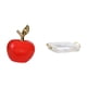 thumbnail image 5 of Bandeja rectangular de cerámica con forma de estatua y fruta artificial, ideal para guardar manualidades, ideal para regalar y decorar el hogar., 5 of 8