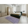 thumbnail image 4 of Ahgly Company Indoor Rectangle Mid-Century Modern Slate Blue Grey Oriental Area Rugs, 3' x 5', 4 of 6