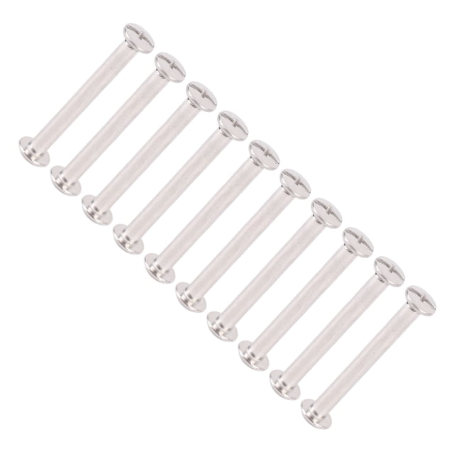 M2 Stainless Steel Rivets M2 Stainless Steel Rivet Nuts M2 Rivet Screws Flat Round Head Internal Hex Set for Quick Installation with High Strength and Stability