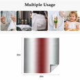 thumbnail image 4 of Red Grey White Cloth Napkins, Farmhouse Ombre Color Modern Simple Washable and Reusable Dinner Napkins Set of 6, Table Napkin for Kitchen Party Birthday Wedding Hotel Housewarming 20"x20", 4 of 8