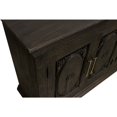 thumbnail image 6 of Athena 6-Door Sideboard in Antique Black with Traditional Carving on Solid Wood, 6 of 11