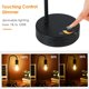 thumbnail image 5 of Tomshine Industrial Table Lamp with Two USB Charge Ports Stepless Dimmable Vintage Bedside Nightstand Lamp for Bedroom Living Room (Bulb Included), 5 of 5