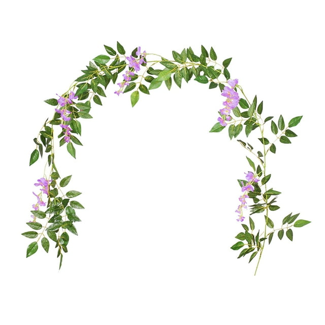 Guirnalda floral artificial Violeta Gloria 200 cm Guirnalda de flores