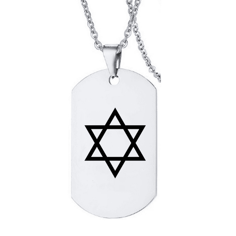 Star of Daivd Necklace Religious Magen David Star Israel Jerusalem