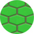 thumbnail image 1 of Ahgly Tapis d'Intérieur Lavable en Machine Carré Transitionnel Vert Lime Foncé, 3 Pieds Carré, 1 of 7