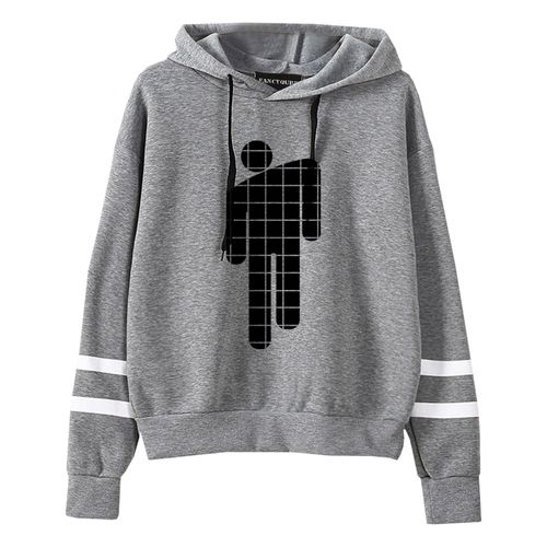Womens Cat Ear Hoodie Sweater Billie Eilish Lumbar Sweatshirt Hooded Pink