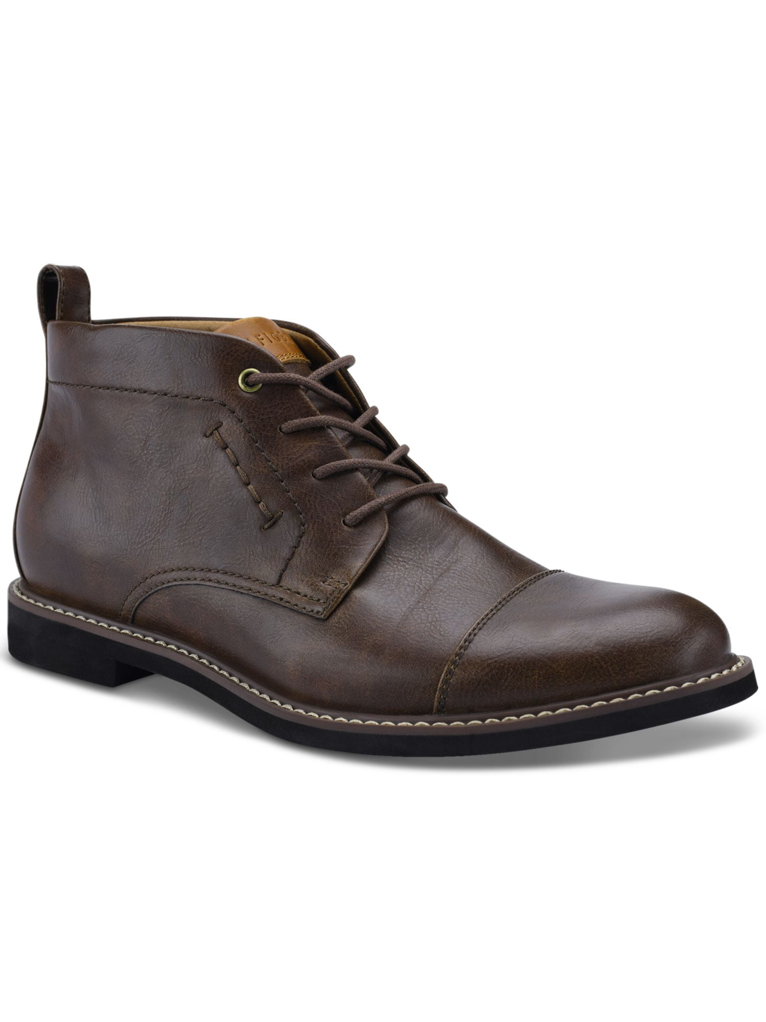 TOMMY HILFIGER Mens Black Cushioned Rawstin Cap Toe Lace-Up  display picture 2