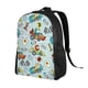 thumbnail image 2 of Disketp Cartoon Car Racing Mochila Unisex de Apertura Lateral Completa, Mochila para Laptop para Escuela, Trabajo y Viajes, 2 of 8
