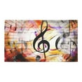 thumbnail image 2 of MKHERT Music Concept Doormat Non-slip Bath Mat Floor Mat 30x18 inch, 2 of 3