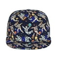 thumbnail image 2 of Balery Baseball Cap Flat Bill Hats for Men Adjustable Size for Running Workouts and Outdoor Activities All Seasons Dad Hat(Astronauts in sport ), 2 of 9