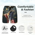 thumbnail image 3 of Fotbe North American Bald Eagle1 Men’s Swim Trunks Quick Dry Swim Shorts Board Shorts with Mesh Lining-Small, 3 of 9