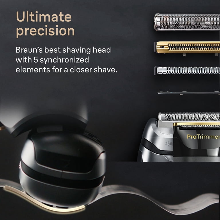 Braun Series 9 PRO+ Wet & Dry Electric Shaver, Charging Stand