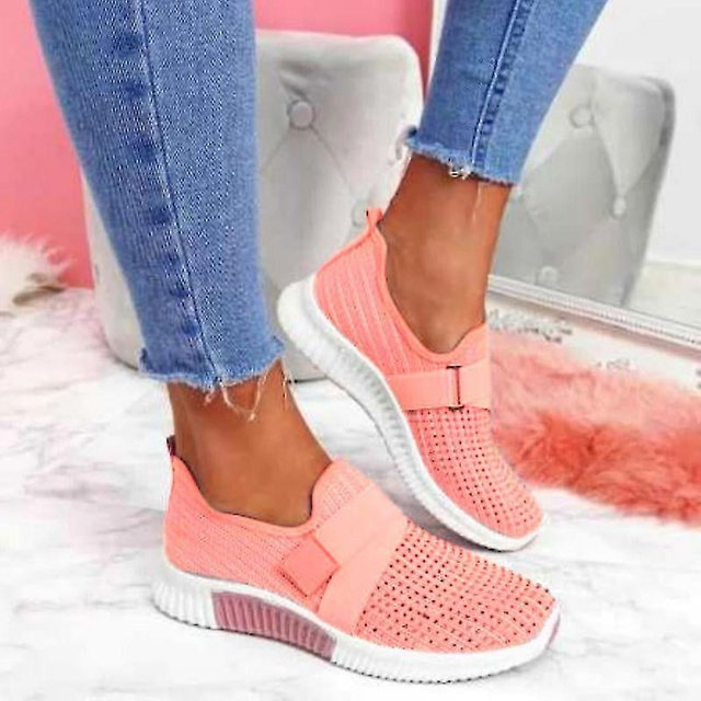 Chaussures à Enfiler avec Semelle Orthopédique Baskets de Mode pour Femmes Chaussures de Marche