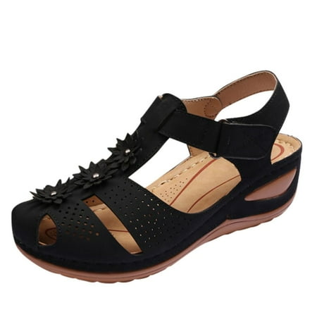 Women s Ladies Girls Comfortable Womens Casual Dress Shoes for Work Ankle Hollow Round Toe Women Size 12 Casual Shoes Sandals Soft Sole Shoes