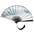 thumbnail image 4 of Folding Fan Classical Dancing Cloth Fan Vintage Fan Hand Held Fans Props Hot U1 Z4G9, 4 of 8