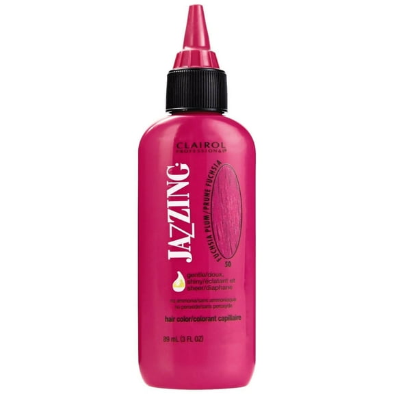 Clairol jazzing temporary hair color 50 fuchsia plum 3 oz