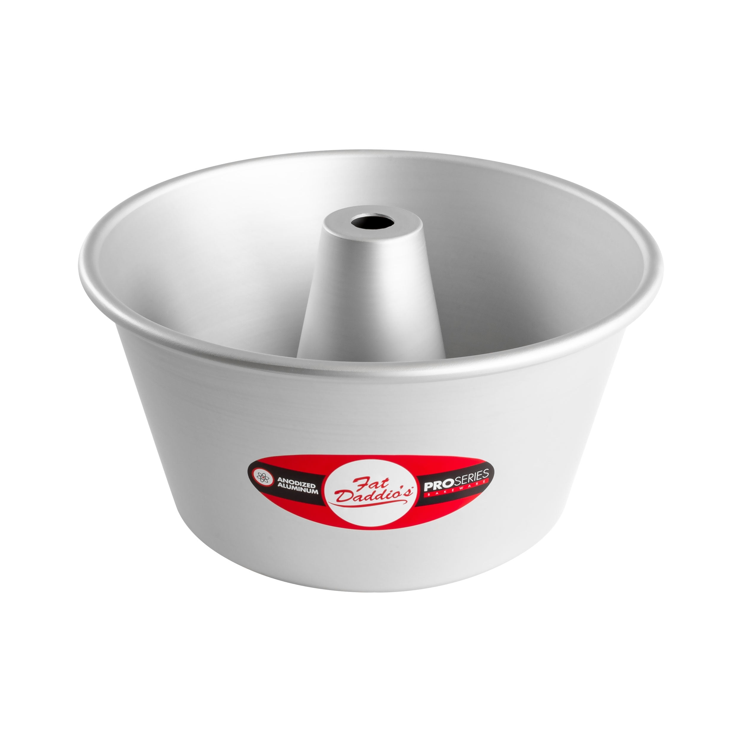 Fat Daddio's PAF8375 Anodized Aluminum Angel Food Cake Pan, 8 inch