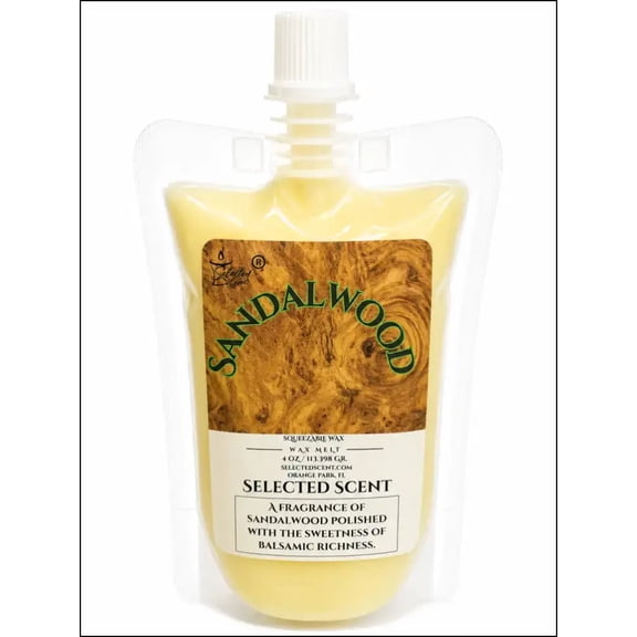 Sandalwood Squeezable Wax Melt (4Ounces)