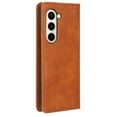 thumbnail image 6 of Mantto Case Wallet for Samsung Galaxy Z Fold 6, Premium PU Leather Cover with Magnetic Clsoure [RFID Blocking] [Durable Shockproof] [Card Slot] Viewing Stand Flip Folio Phone Case, Brown, 6 of 7
