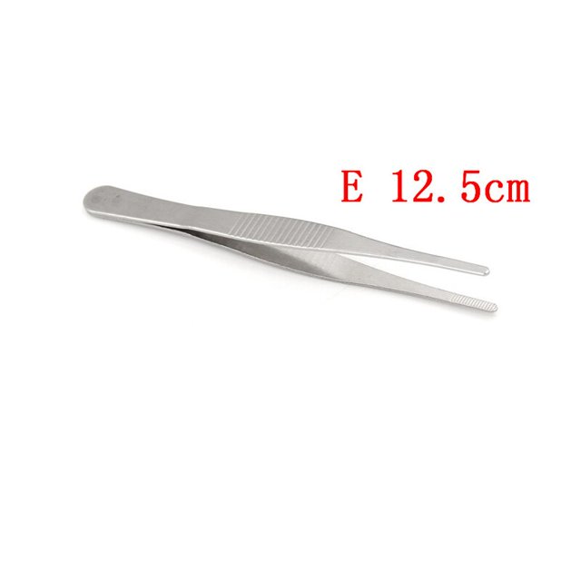 Pinzas antiestáticas industriales de acero inoxidable, plateadas, 12-25cm, herramientas de reparación de relojero, 1 Uds. heqiyong CONDUJO